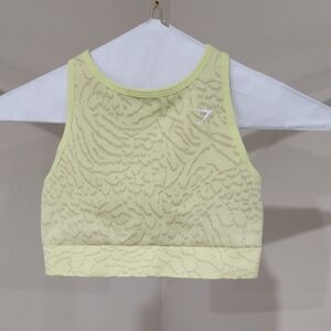 Gymshark Light Yellow Sports Bra